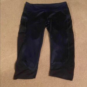 Nike Womens  Navy Blue Leggings